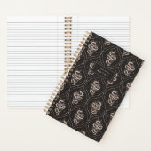 Black | Botanical Snake Personalized Notizblock (Innen)