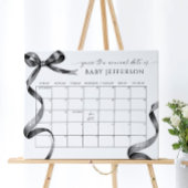 Black Bow Baby Showrate Terminkalender Poster