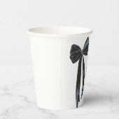 Black Bow Birthday Party Pappbecher (Rechts)
