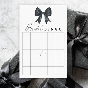 Black Bow Brautparty Bingo