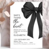 Black Bow Brautparty Einladung
