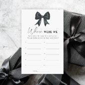 Black Bow Brautparty Wo waren wir?