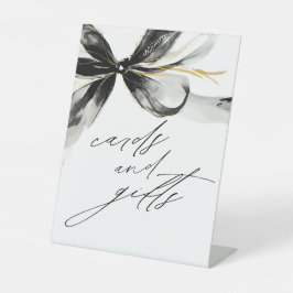 Black Bow Cards and Gifts Bridal Shower Sockelschild