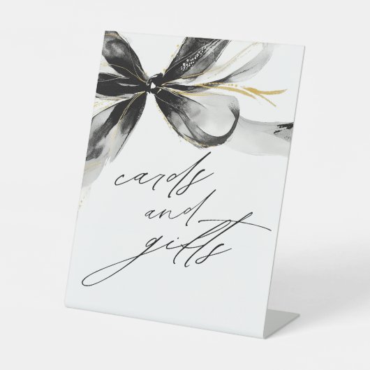 Black Bow Cards and Gifts Bridal Shower Sockelschild (Vorderseite)