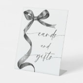 Black Bow Cards und Geschenke Sockelschild (Vorderseite)