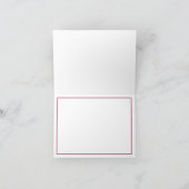 Black Bow Cherry Cocktail Martini Dankeskarte (Innenseite)