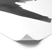 Black Bow Coquette Sweet 16 Geburtstag Willkommen Poster (Ecke)