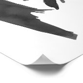 Black Bow Coquette Sweet 16 Geburtstag Willkommen Poster (Ecke)