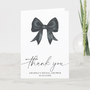 Black Bow Danke Brautparty