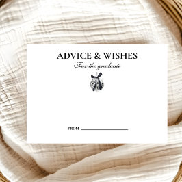 Black Bow Disco Ball Graduation Party Begleitkarte