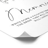 Black Bow Erinnerungen mit der Braut Poster (Ecke)