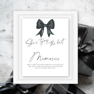 Black Bow Erinnerungen mit der Braut Poster