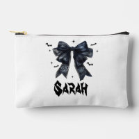 Black Bow Gothic Tasche Bachelorette Bridesmaid