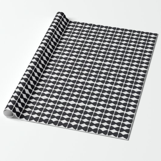 Black Bow Krawatte_2 Wrapping Paper Geschenkpapier (Ungerollt)
