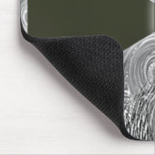 Black Bow-Krawatte Mousepad (Ecke)
