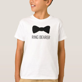 Black Bow Krawatte Ring Bearer Kid's Tshirt