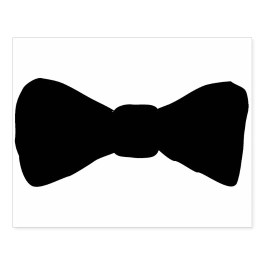 Black Bow Krawatte Rubber Briefmarke Gummistempel (Prägung)