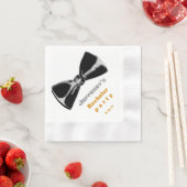 Black Bow-Krawatte Serviette (Beispiel)