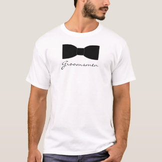 Black Bow-Krawatte T-Shirt