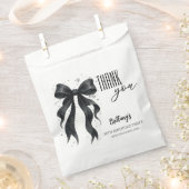 Black Bow Modern 30th Birthday  Geschenktütchen (Ausgeschnitten)