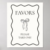 Black Bow Shes binden das Brautparty des Knotens a Poster (Vorne)