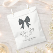 Black Bow Sie bindet das Brautparty am Knoten Geschenktütchen (Ausgeschnitten)