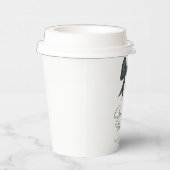 Black Bow Sie bindet das Brautparty am Knoten Pappbecher (Rechts)