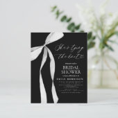 Black Bow Sie bindet das Brautparty des Knotens (Stehend Vorderseite)