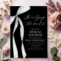 Black Bow Sie bindet das Brautparty des Knotens