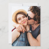 Black Bow Sie bindet das Brautparty des Knotens Einladung (Rückseite)