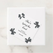 Black Bow Sie bindet das Brautparty des Knotens Geschenkanhänger (Beispiel)
