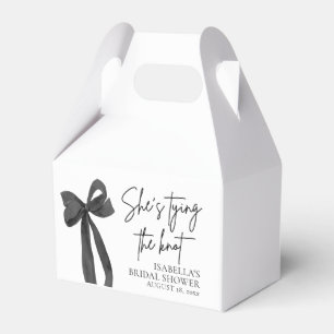 Black Bow Sie bindet das Brautparty des Knotens Geschenkschachtel