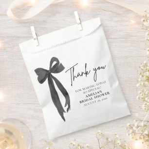 Black Bow Sie bindet das Brautparty des Knotens Geschenktütchen
