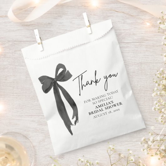 Black Bow Sie bindet das Brautparty des Knotens Geschenktütchen (Ausgeschnitten)