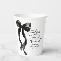 Black Bow Sie bindet das Brautparty des Knotens