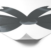 Black Bow Sie bindet das Brautparty des Knotens Poster (Ecke)