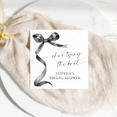Black Bow Sie bindet das Brautparty des Knotens Serviette