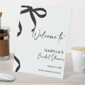 Black Bow Sie bindet das Brautparty des Knotens Sockelschild (In Situ)