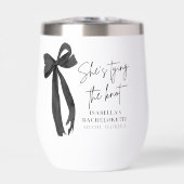 Black Bow Sie bindet den Knoten Bachelorette (Vorderseite)