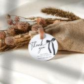 Black Bow Vielen Dank Brautparty Gothic Gefallen Geschenkanhänger