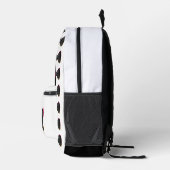 Black Bowtie Kids School Travel Book Bag Bedruckter Rucksack (Rechts)