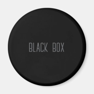Black Box - Typografie Magnet