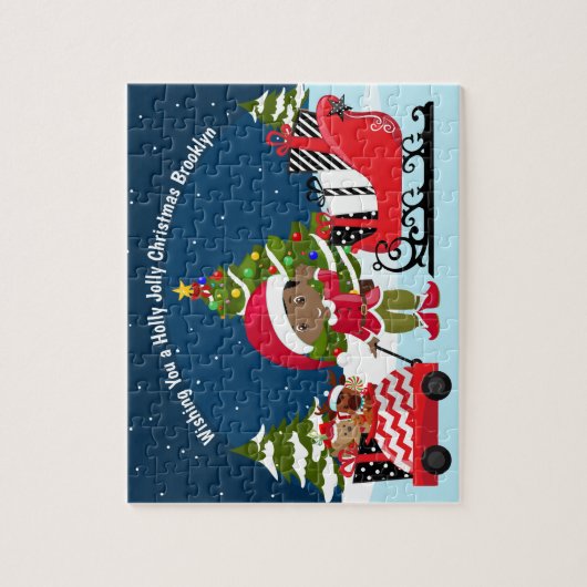 Black Boy Elf Puzzle (Vertikal)