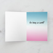 Black Boy & Girl Twins Baby Dusche Danke Karte (Innenseite)