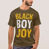 Black Boy Joy American Black Pride T-Shirt (Vorderseite)
