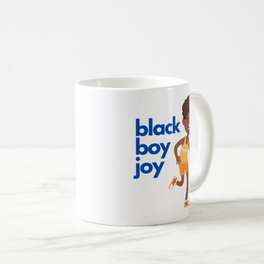 Black Boy Joy - Basketball Kaffeetasse (VorderseiteRechts)