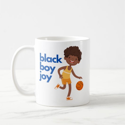 Black Boy Joy - Basketball Kaffeetasse (Links)