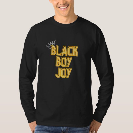 Black Boy Joy T-Shirt (Vorderseite)