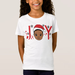 Black Boy Melanin Boys Weihnachts Weihnachts-Weihn T-Shirt