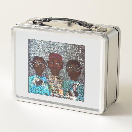 Black Boys Can Lunch Box (Rückseite)